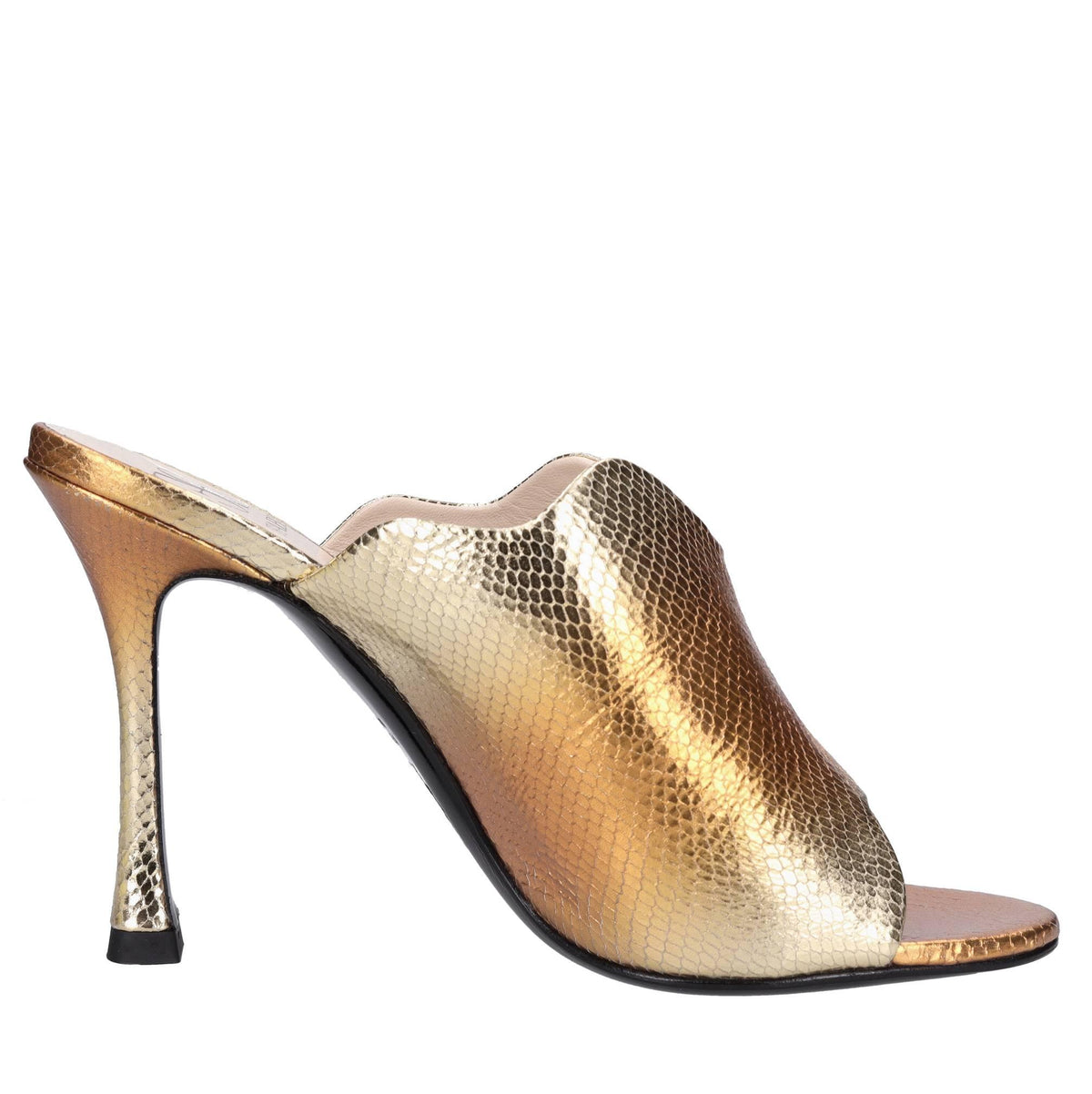 Mules in pelle 