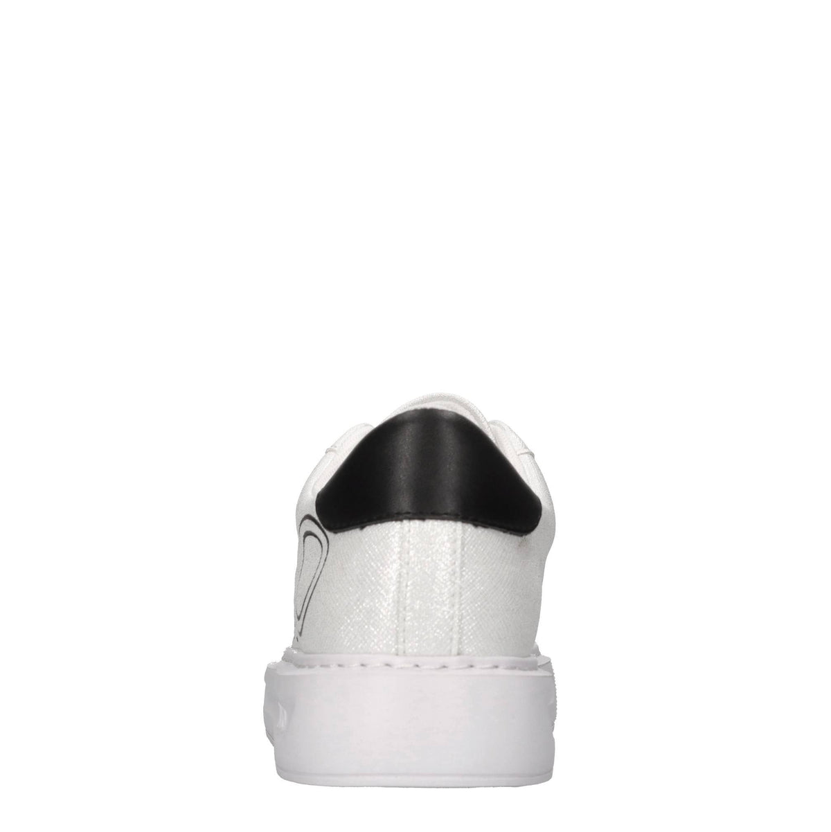 Sneakers in pelle e tessuto 
