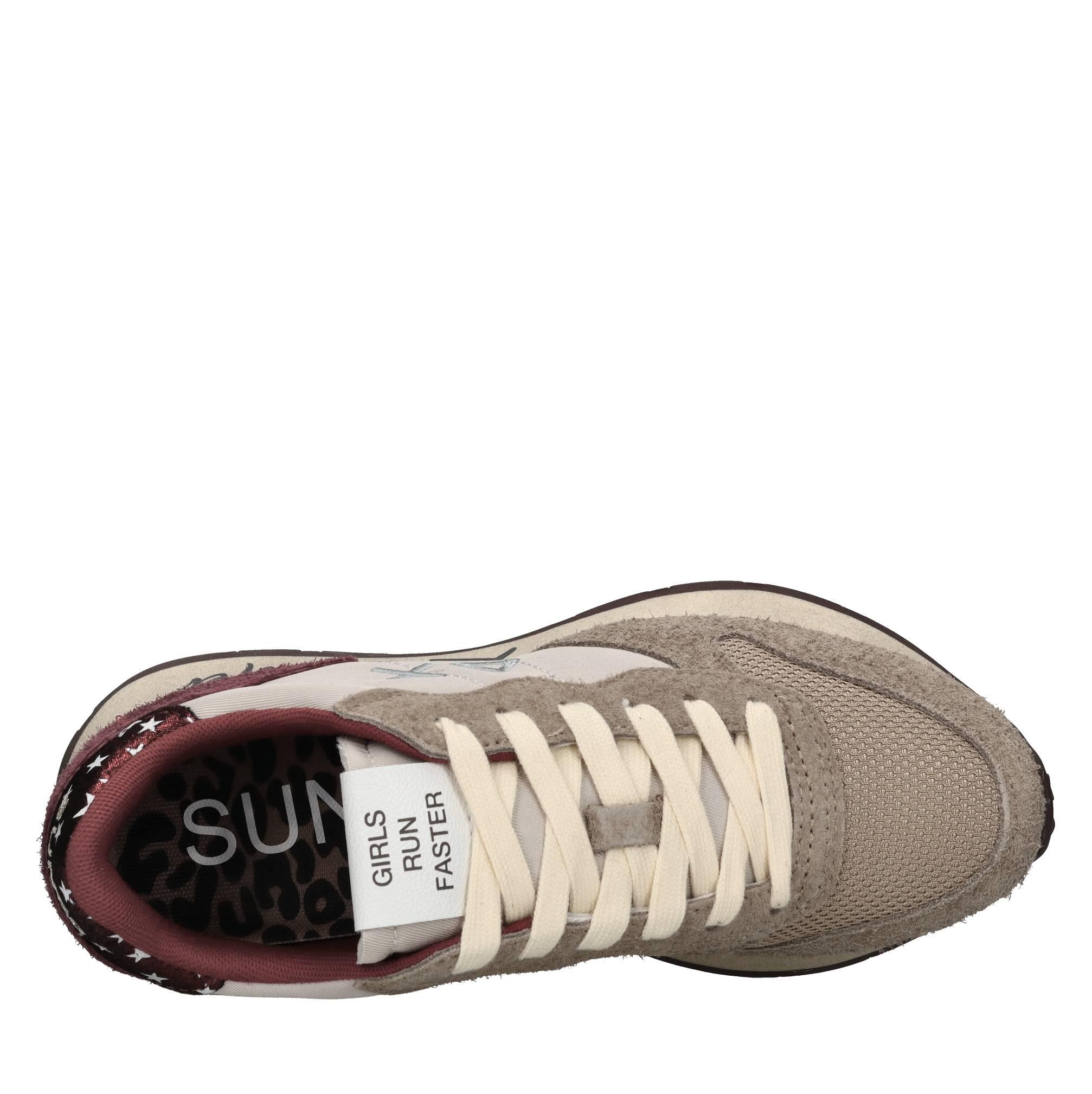 Sneakers Ally Vintage in camoscio e tessuto 