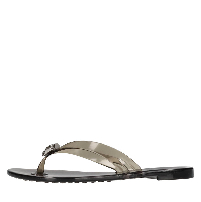 Sandali flat Jelly in PVC e Swarovski 
