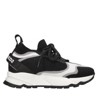 Sneakers in tessuto ed ecopelle 
