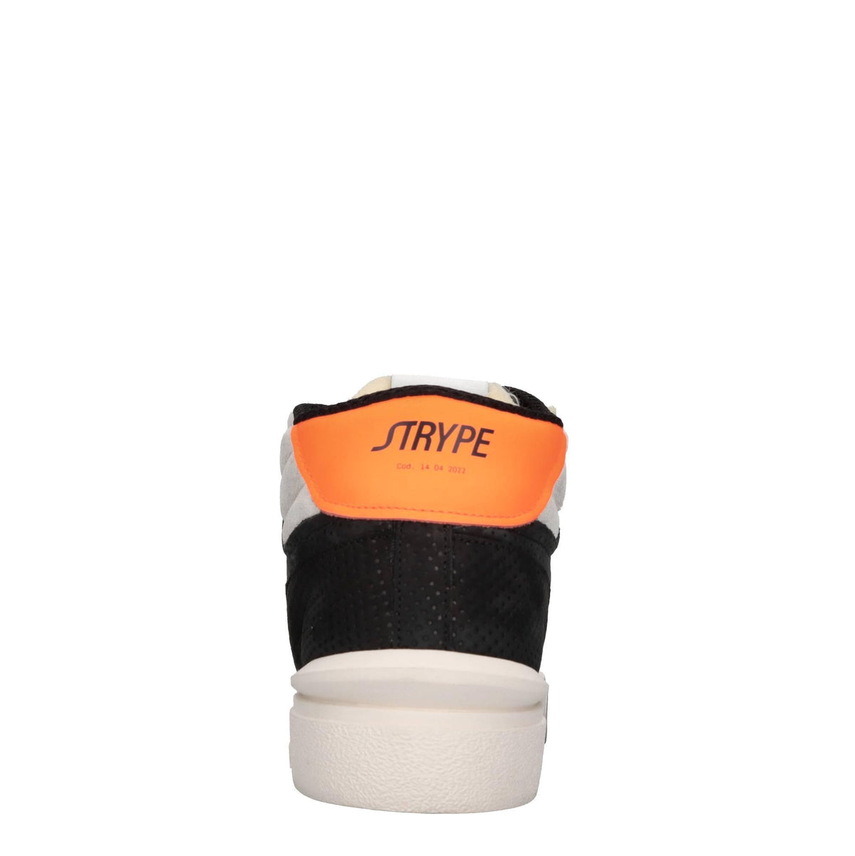 Sneakers in pelle e tessuto 