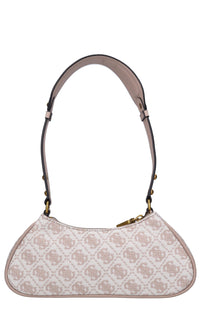 Borsa in ecopelle e tessuto 