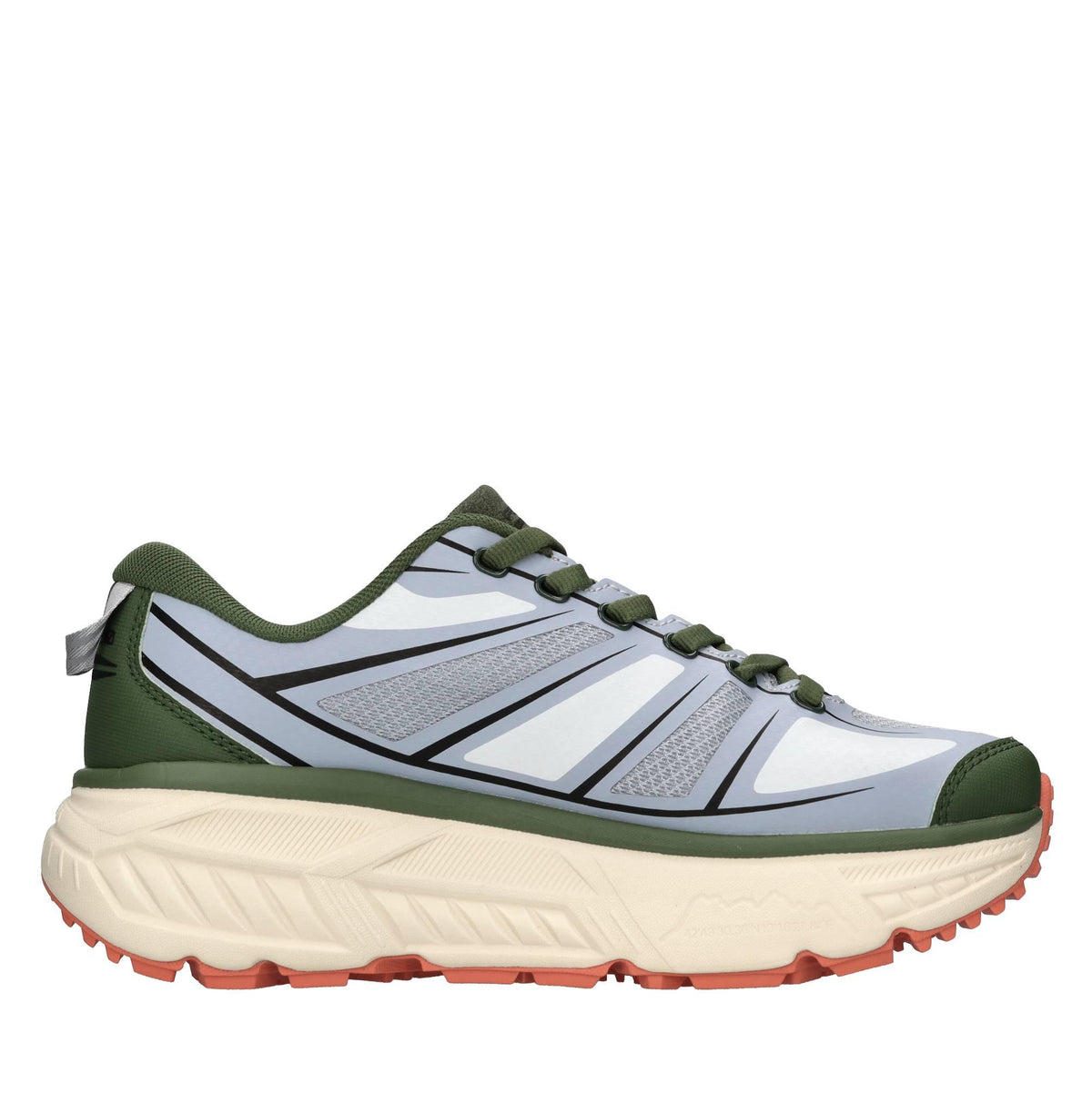 Sneakers in ecopelle e tessuto 