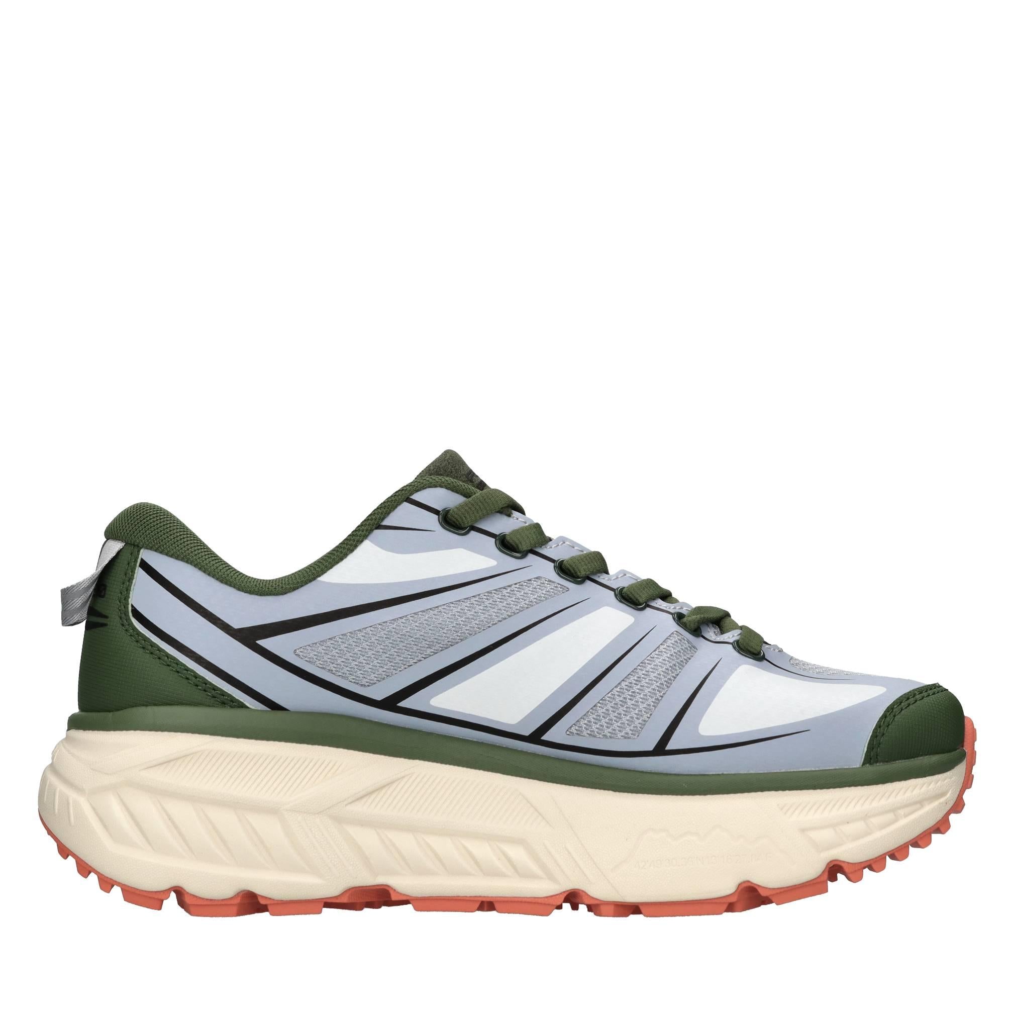 Sneakers in ecopelle e tessuto 