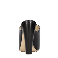 Mules in pelle 