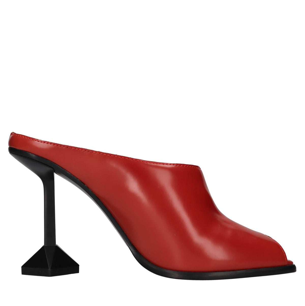 Mules in pelle 