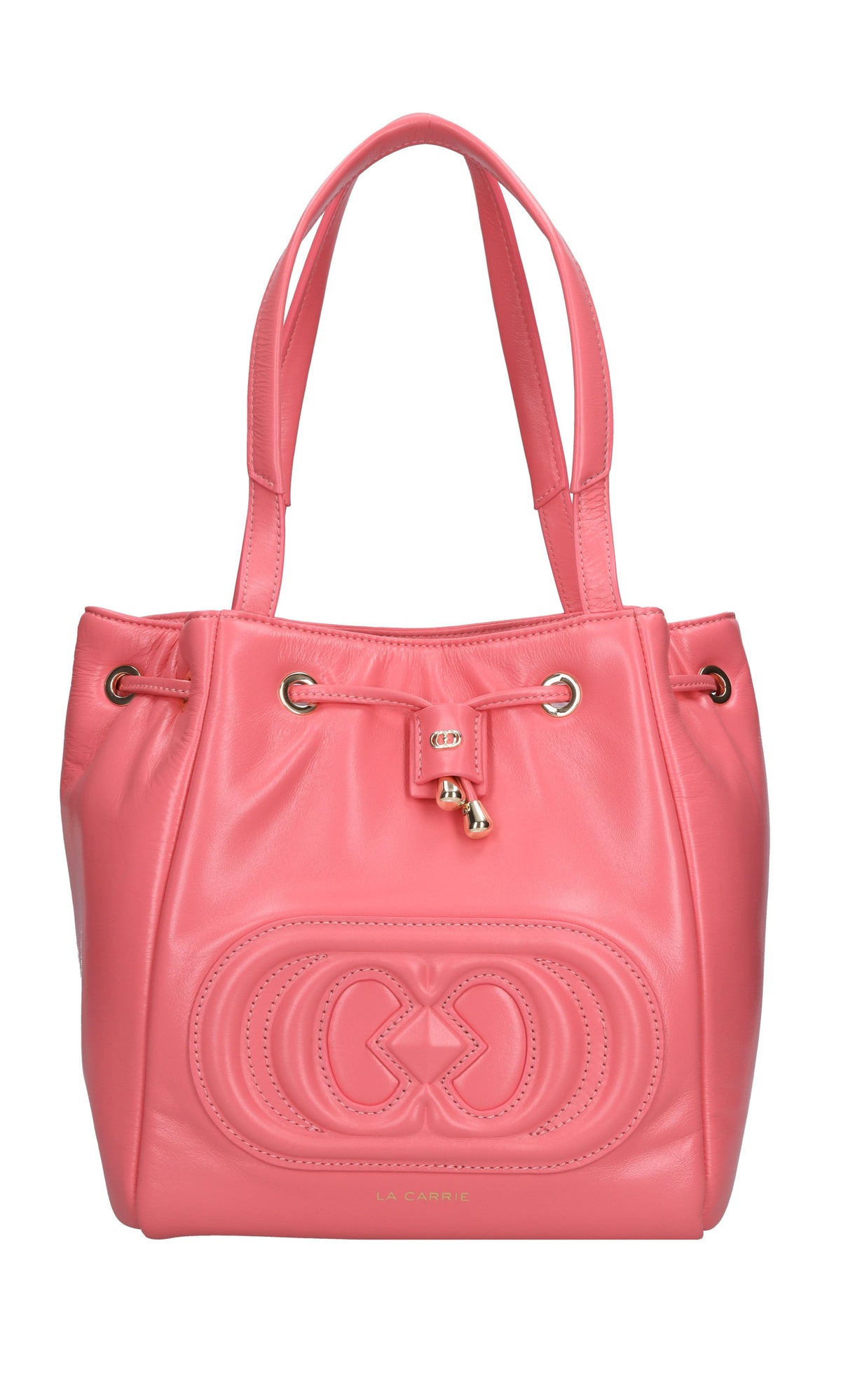 Borsa Giant Logo in pelle 