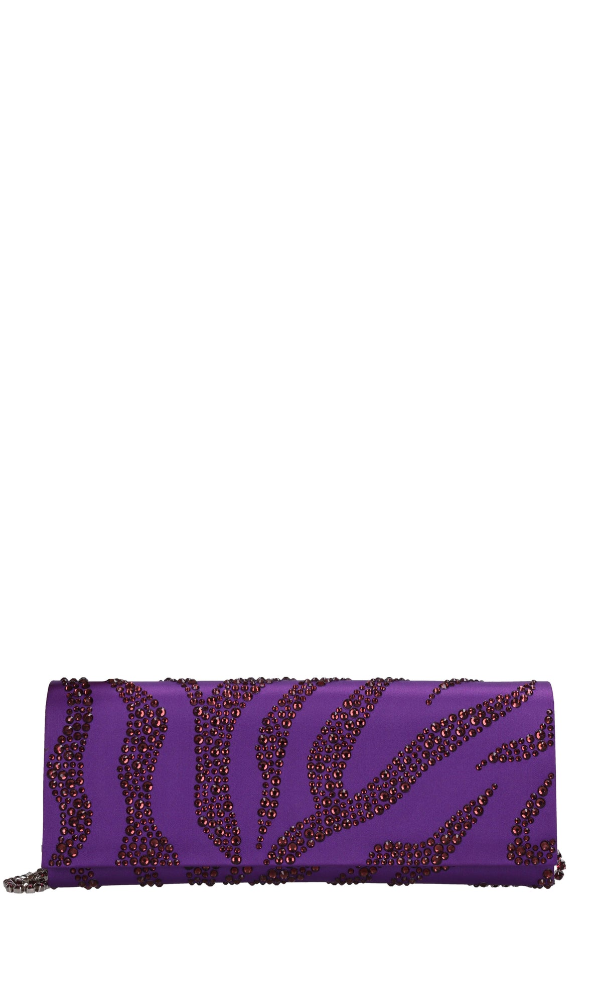 Borsa modello ENVELOPE in raso e strass 