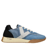 Sneakers in camoscio tessuto e gomma 