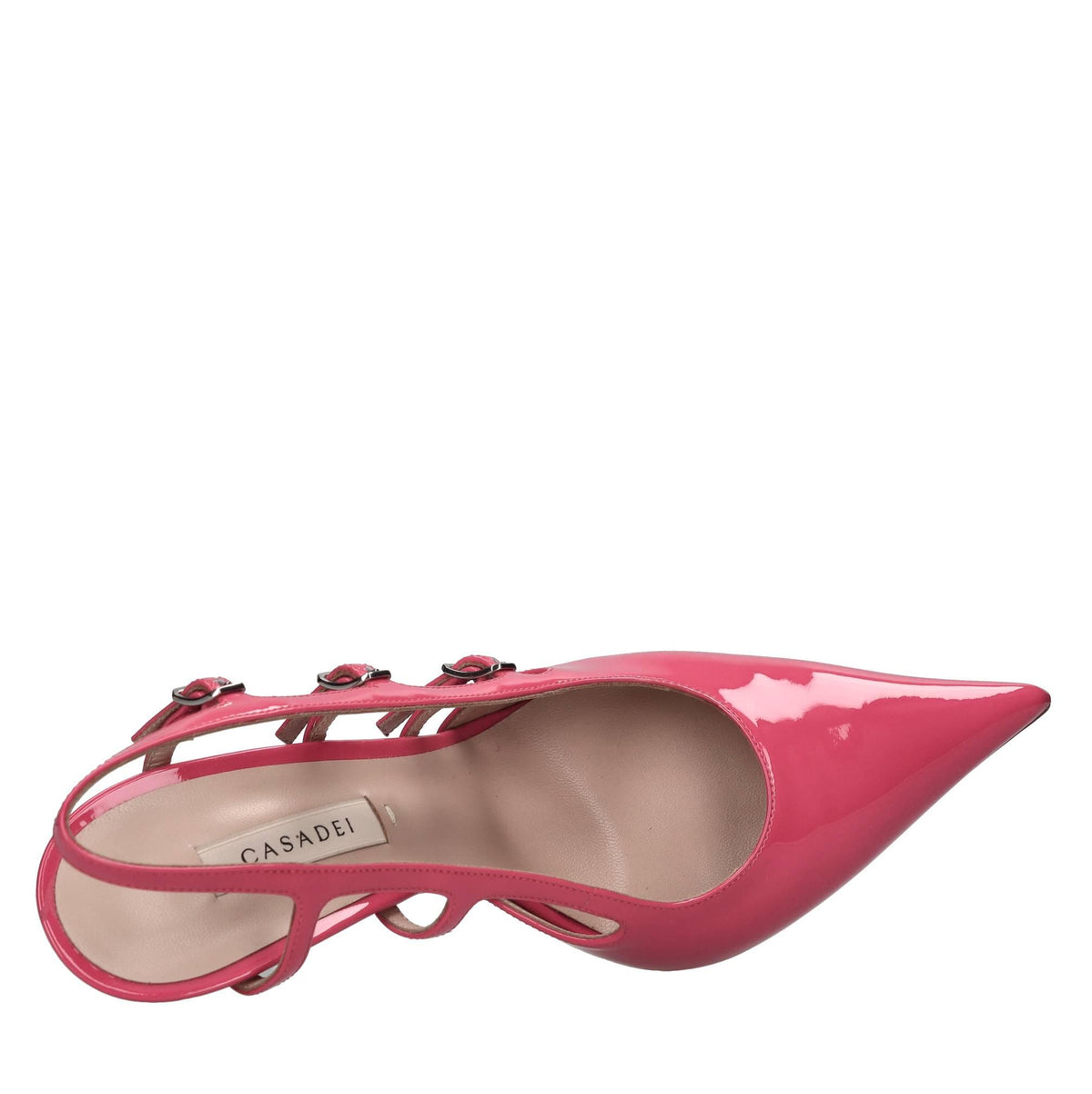 Décolleté slingback superblade in pelle 