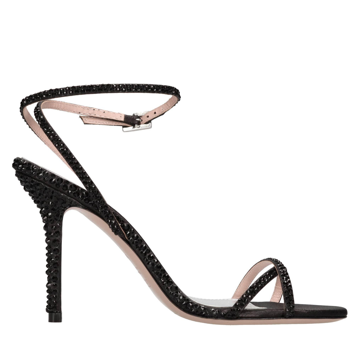Sandali Charlize in tessuto e strass 