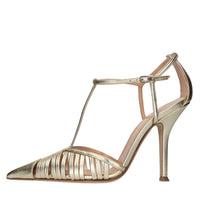 Décolleté in pelle 