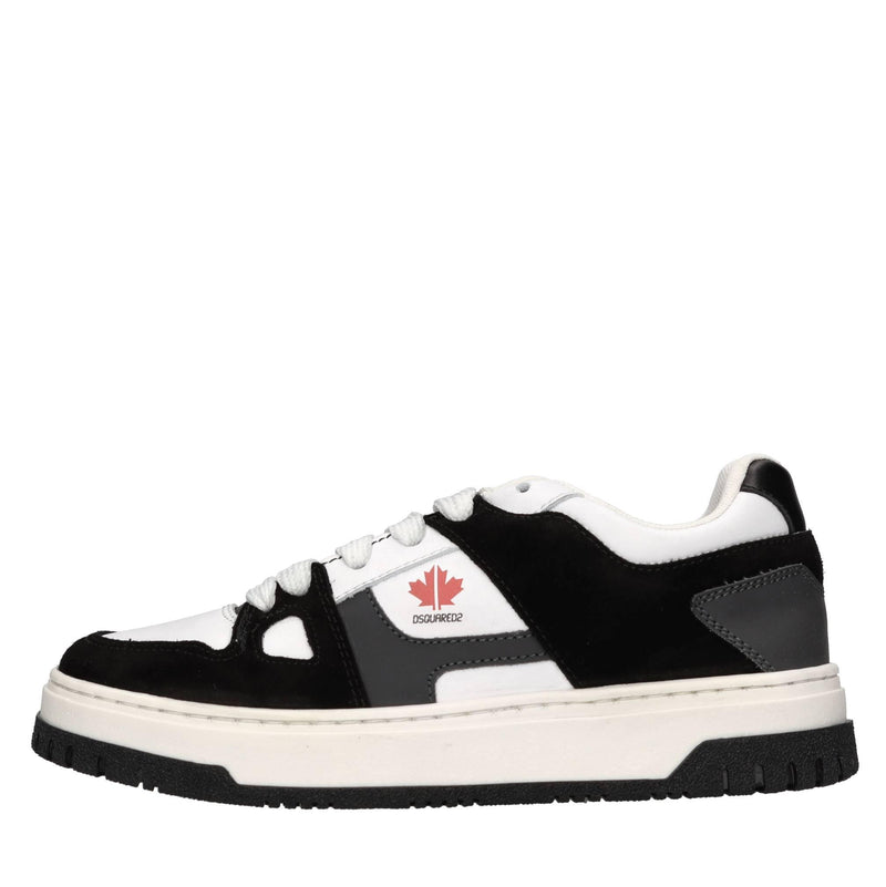 Sneakers in pelle e camoscio 