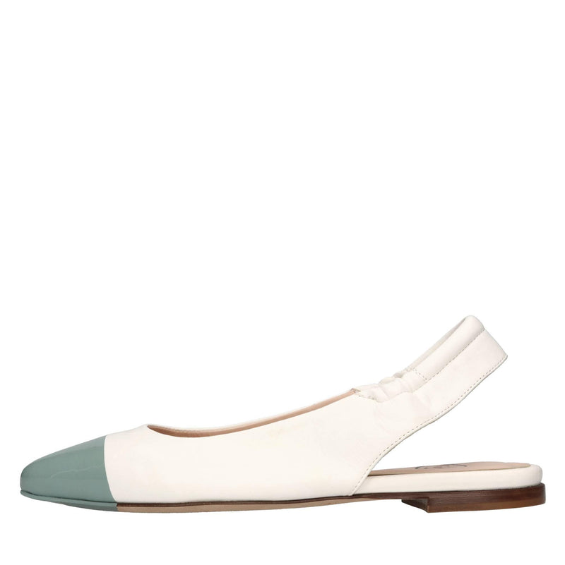 Ballerine slingback in pelle 