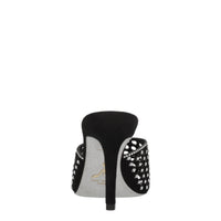 Mules Ginger in camoscio e strass 