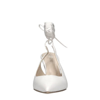 Décolleté slingback in pelle 