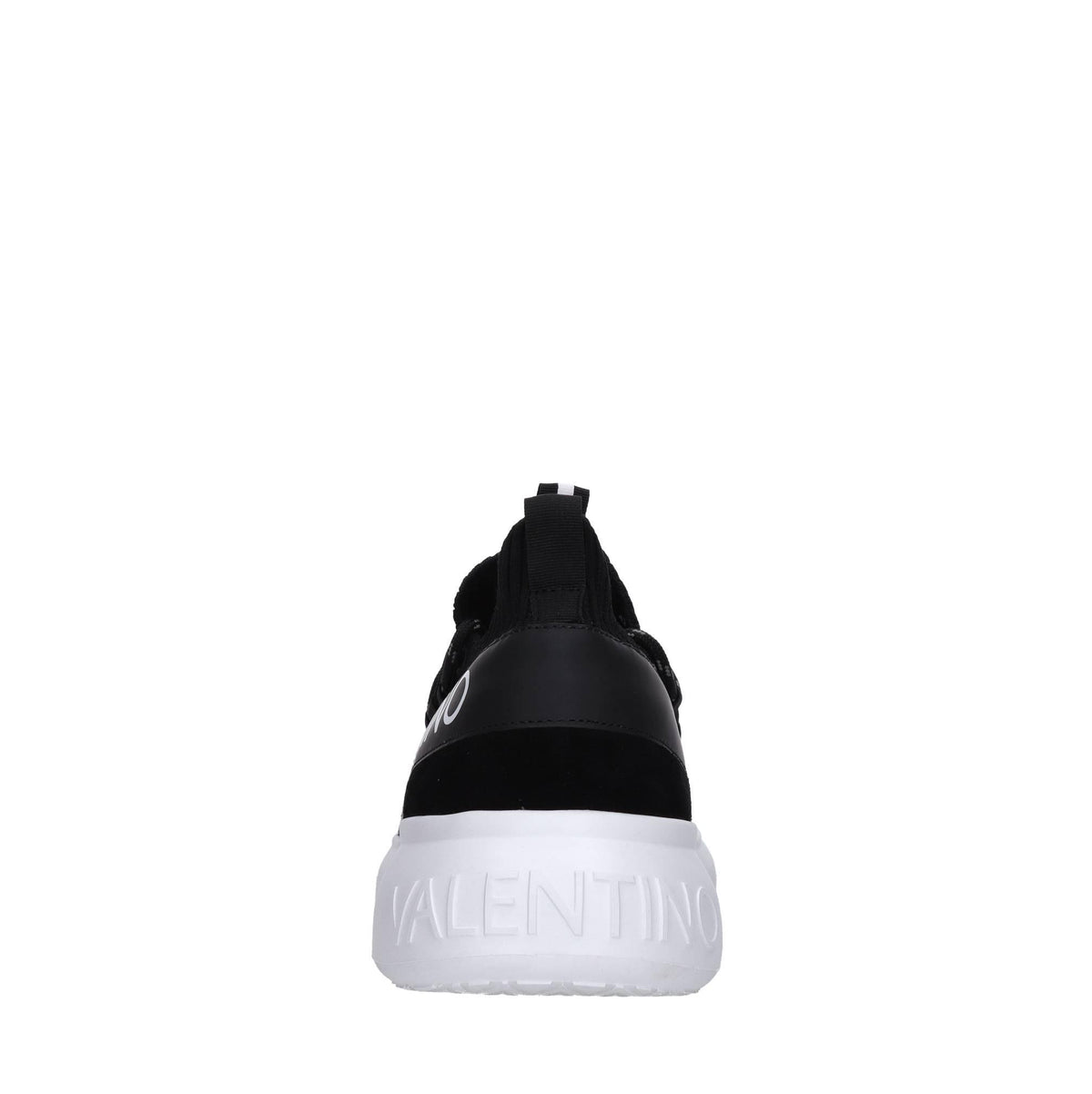 Sneakers in pelle e tessuto 