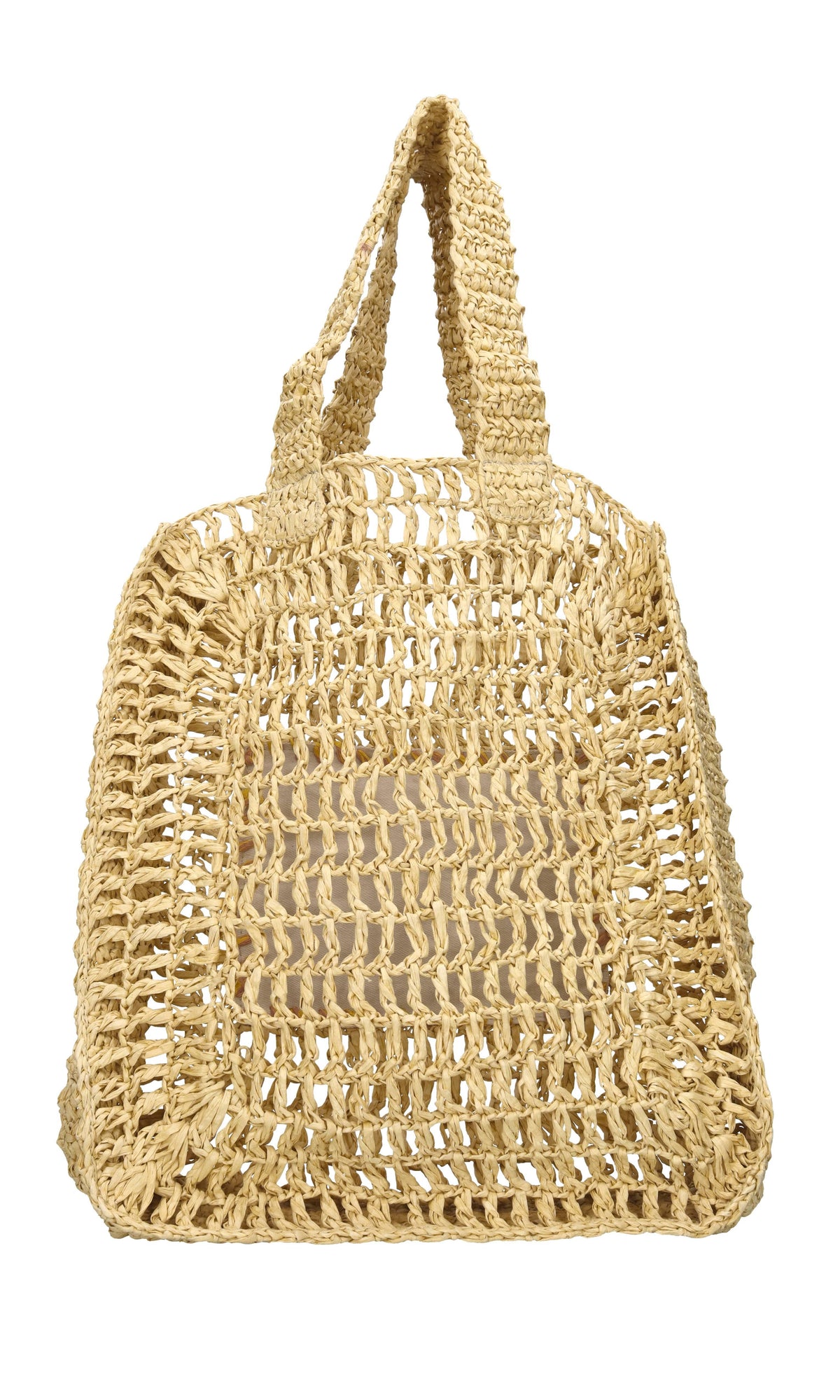 Borsa Capri in rafia e perline 