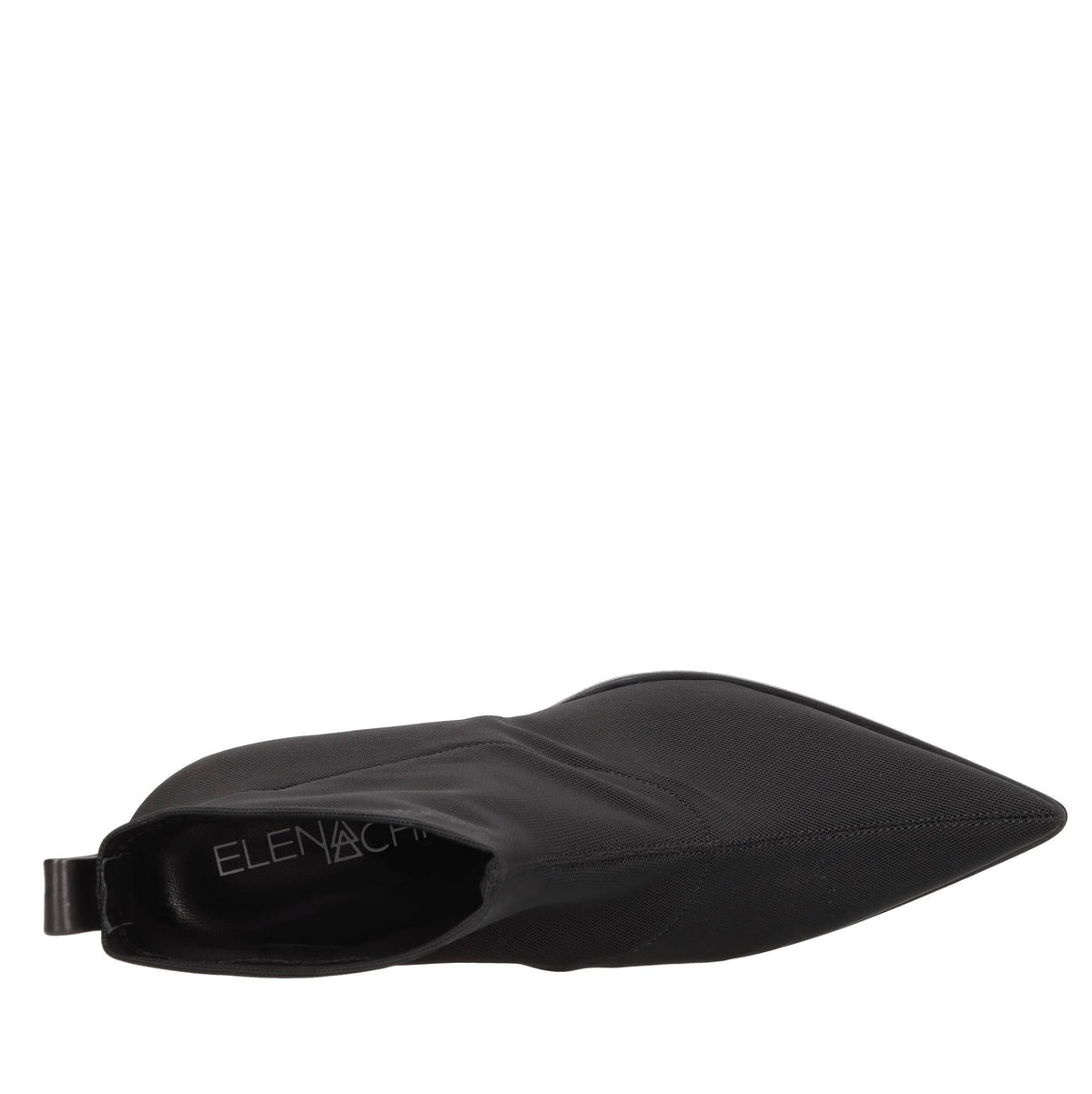 Stivaletti in tessuto elastico e inserti in pelle 