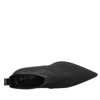 Stivaletti in tessuto elastico e inserti in pelle 