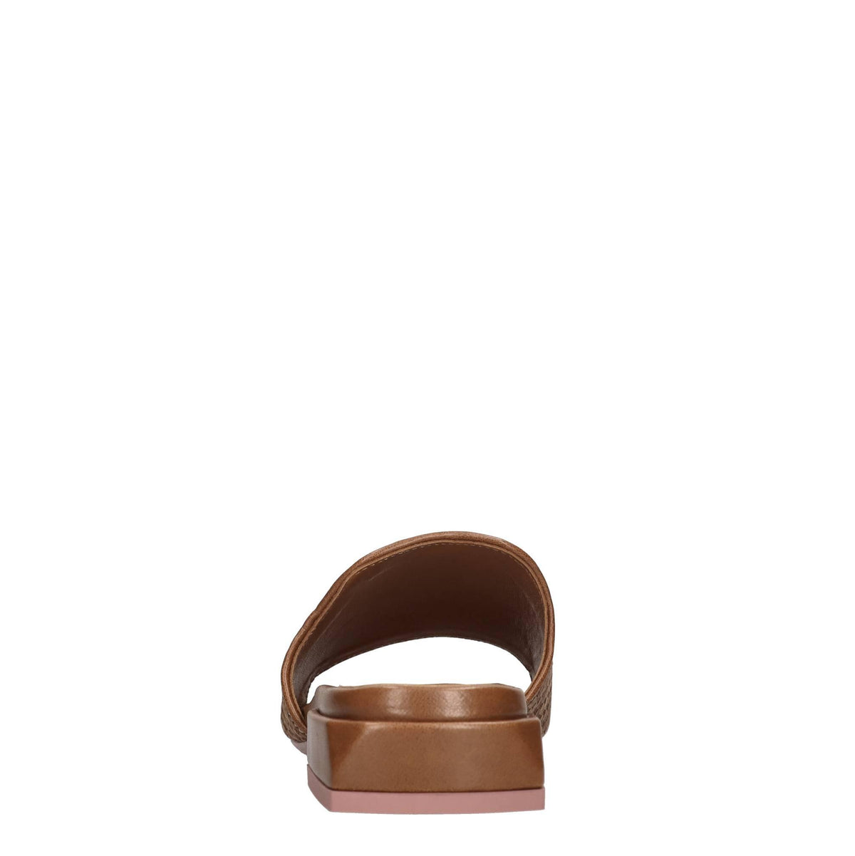 Mules in rafia e tessuto 