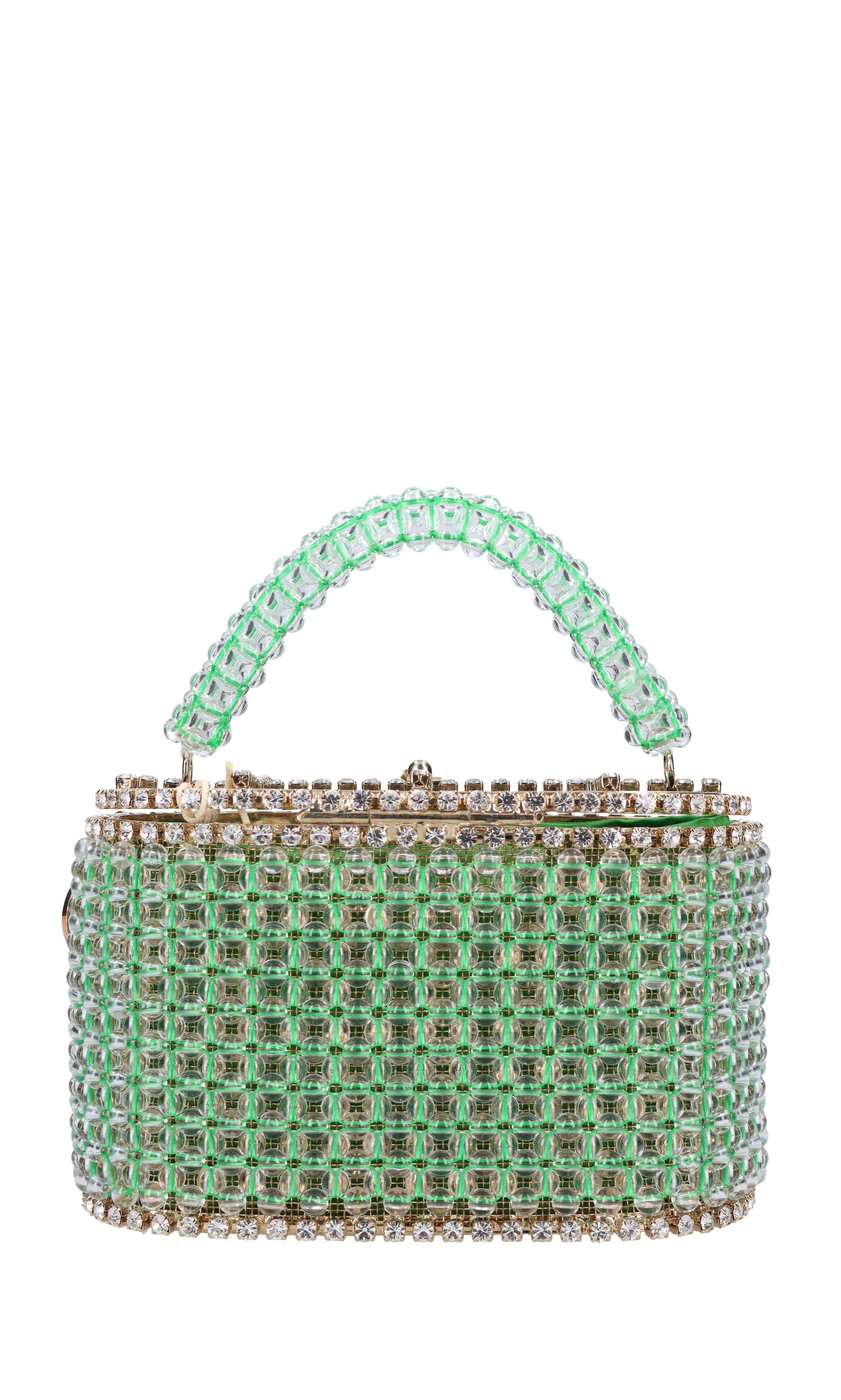 Borsa in ottone e strass 