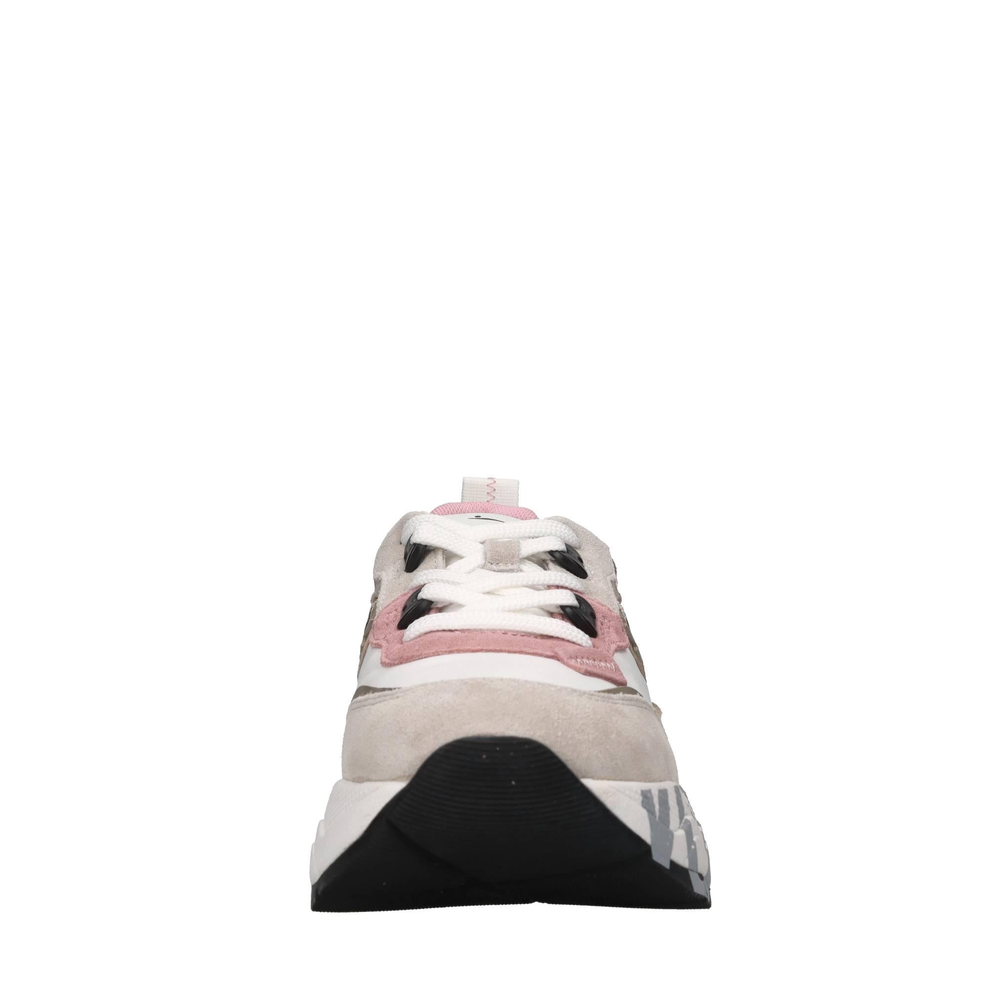 Sneakers in camoscio e tessuto 