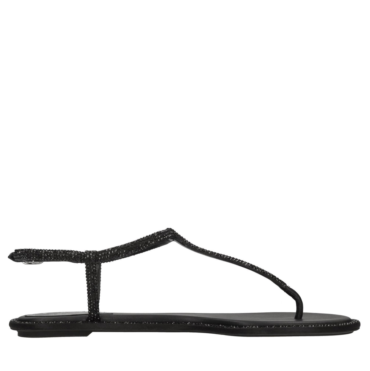 Sandali Diana in pelle e strass 