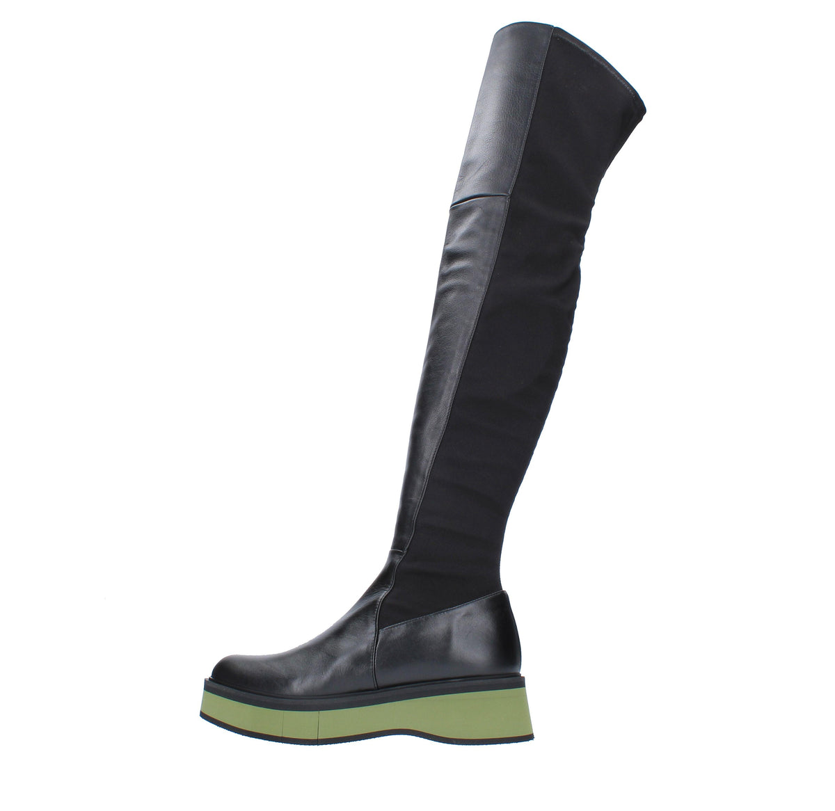 Cuissard Cresi in pelle e tessuto elasticizzato 