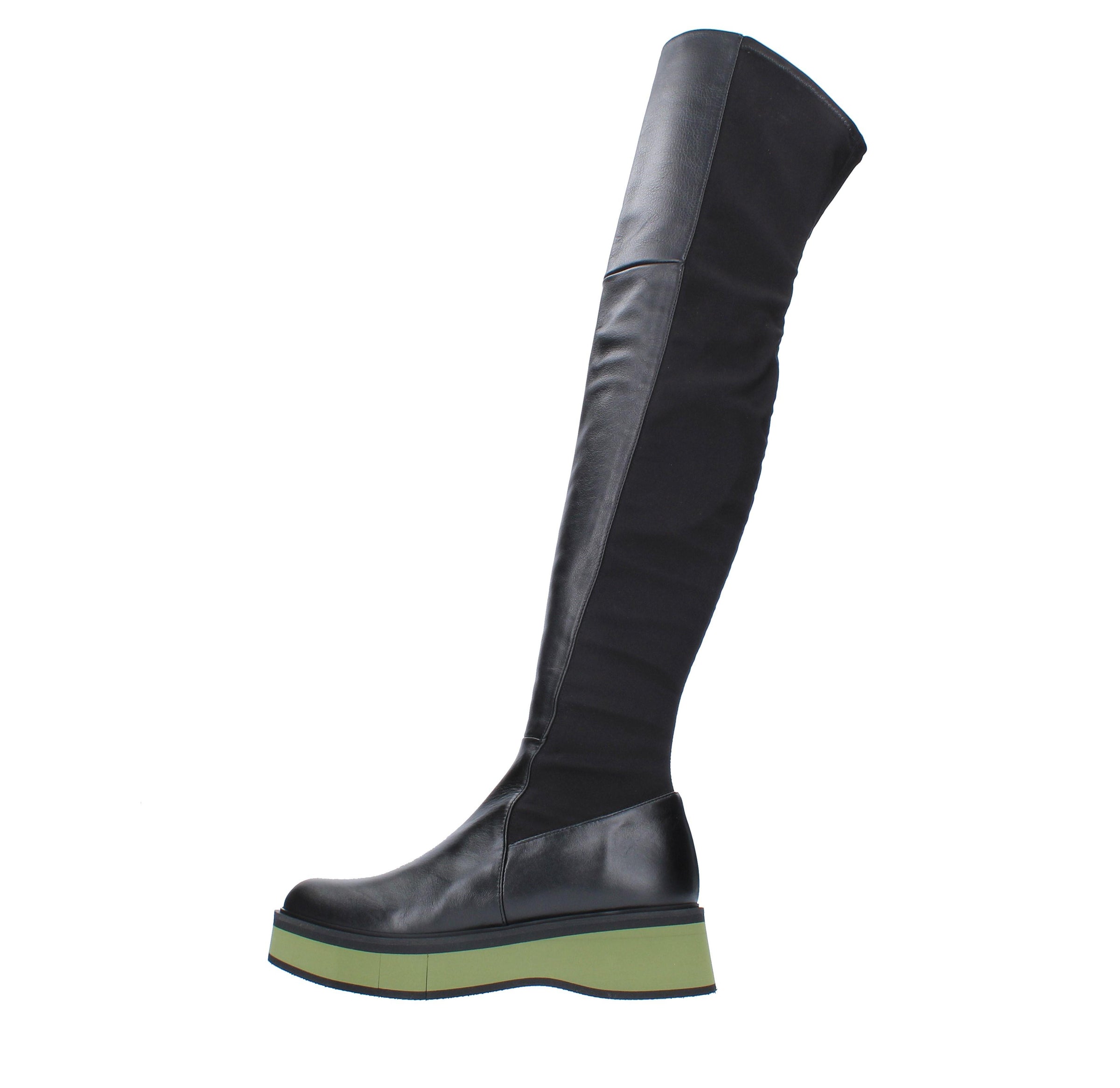 Cuissard Cresi in pelle e tessuto elasticizzato 