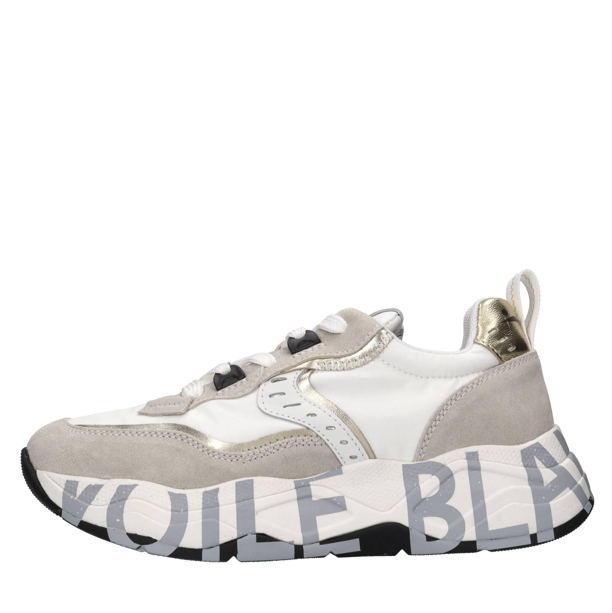 Sneakers in camoscio e tessuto 