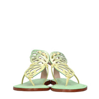 Sandali flat modello BUTTERFLY FLAT in pelle 