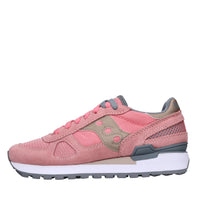 Sneakers in camoscio e tessuto 