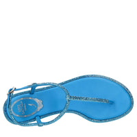 Sandali Diana in pelle e strass 