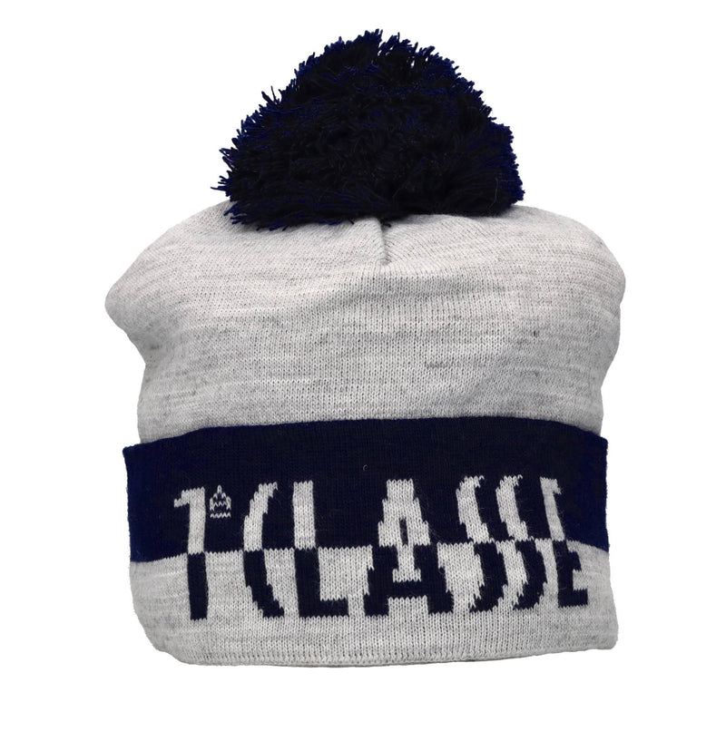 Cappellino con pom-pon in tessuto acrilico 