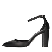 Décolleté slingback in pelle 