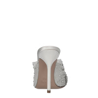 Mules in tulle e strass 