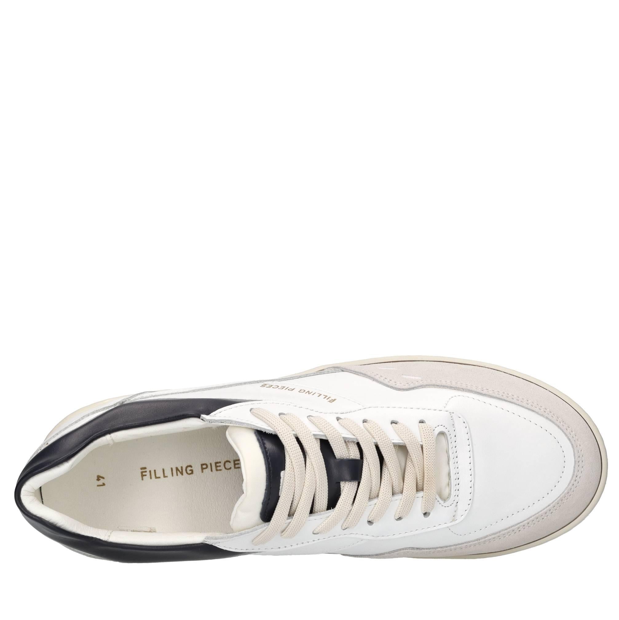 Sneakers in pelle,camoscio e tessuto 
