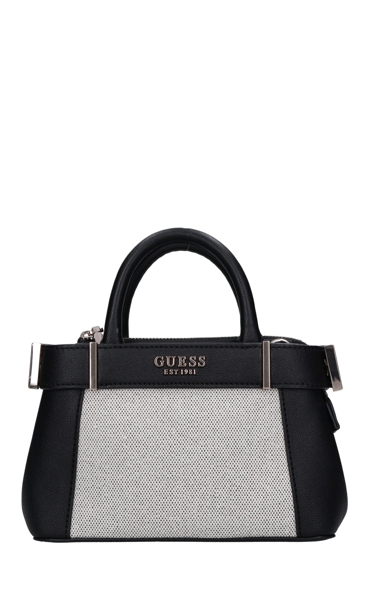 Borsa in tessuto ed ecopelle 