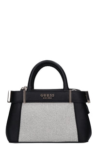 Borsa in tessuto ed ecopelle 