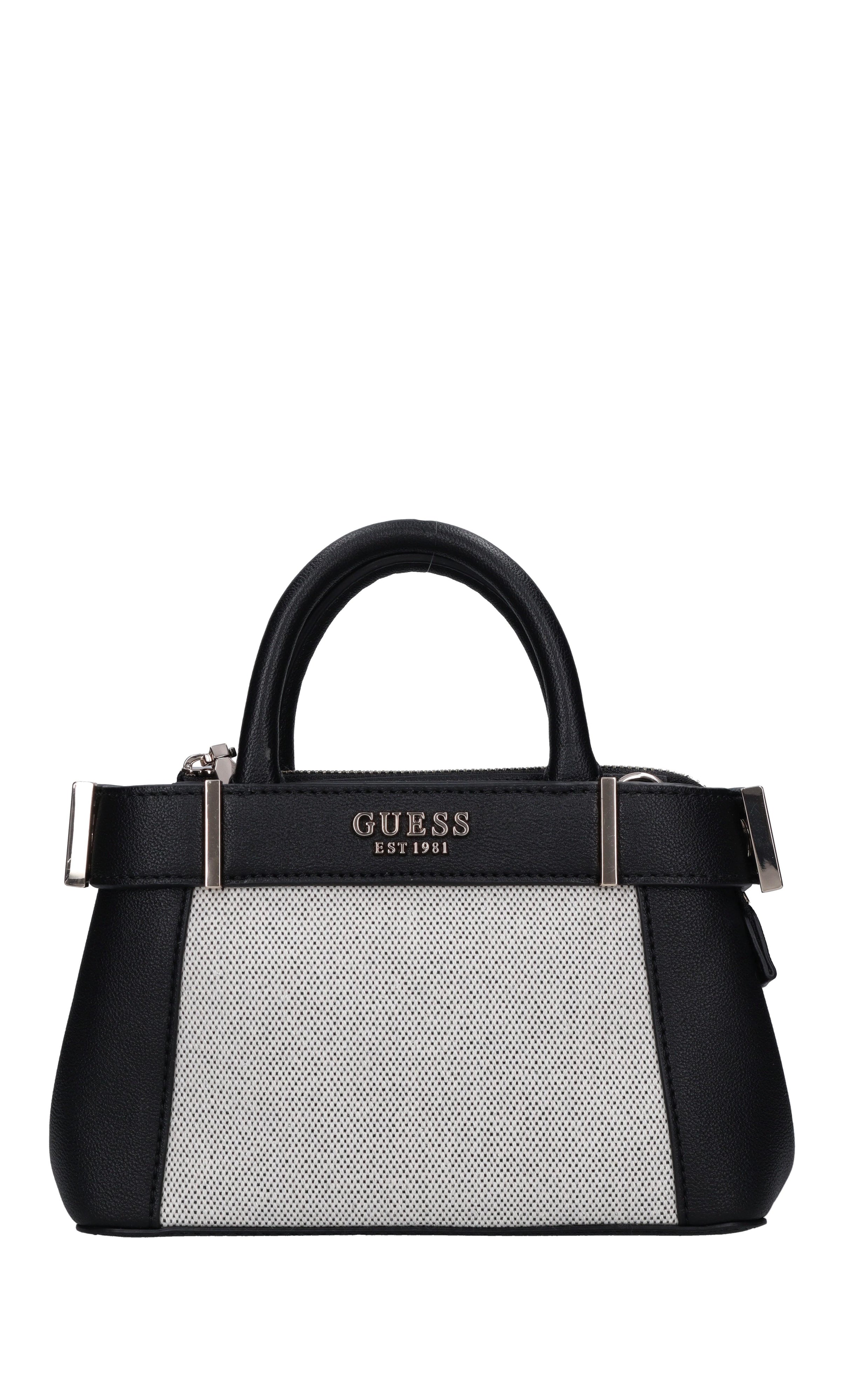 Borsa in tessuto ed ecopelle 
