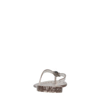 Sandali flat Jelly Glitter in PVC e Swarovski 