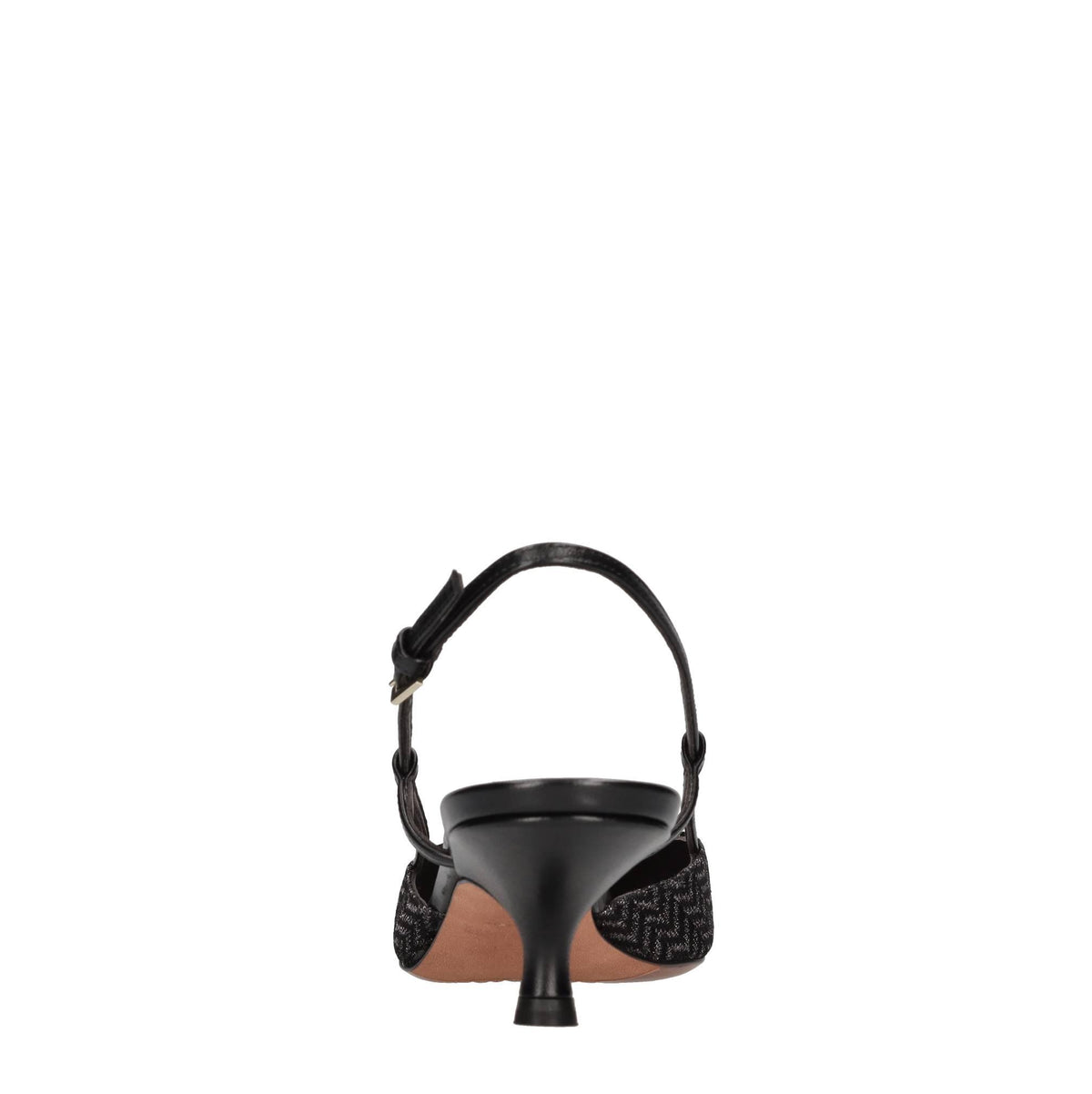 Décolleté slingback modello FIONA in pelle e tessuto 