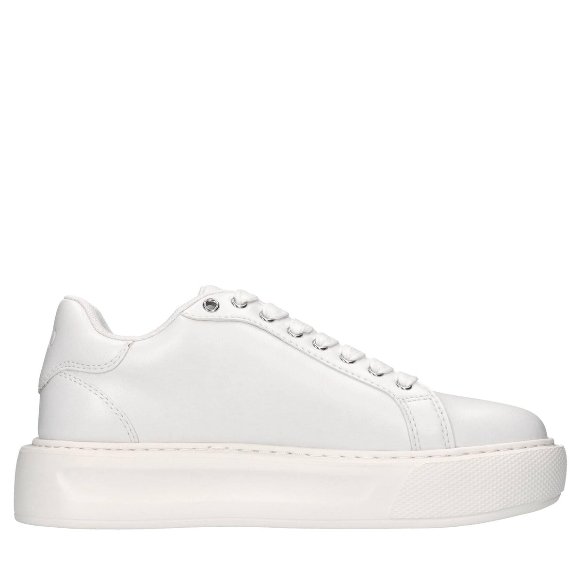 Sneakers in ecopelle e strass 