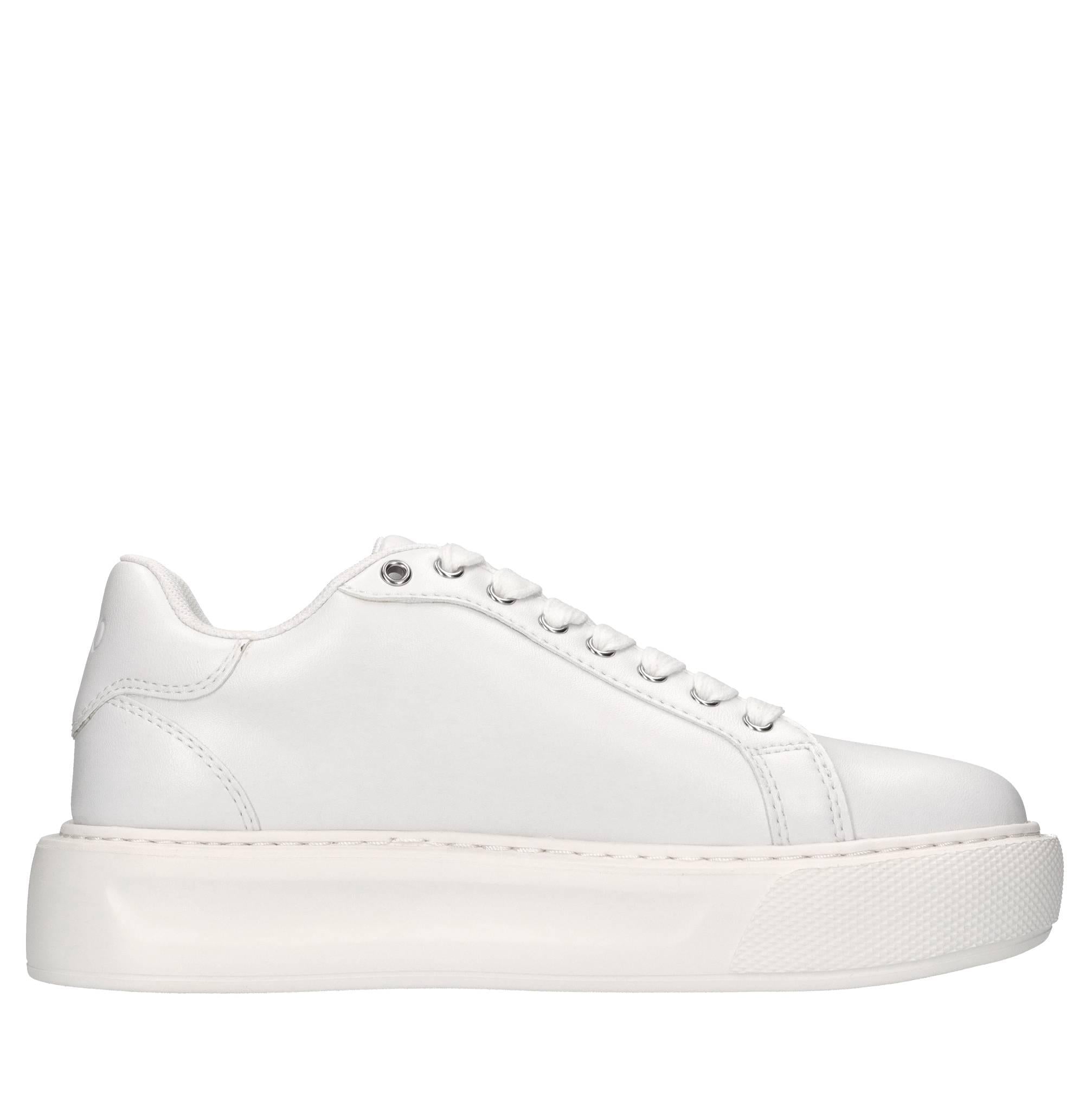 Sneakers in ecopelle e strass 