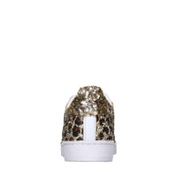 Sneakers in pelle paillettes e glitter 