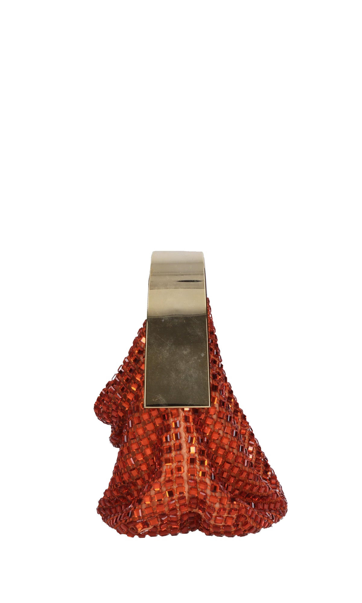 Borsa modello CLO in tessuto e strass 