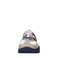 Sneakers in camoscio ecopelle e tessuto 
