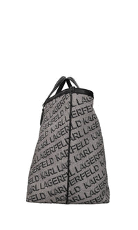 Borsa in tessuto ed ecopelle 